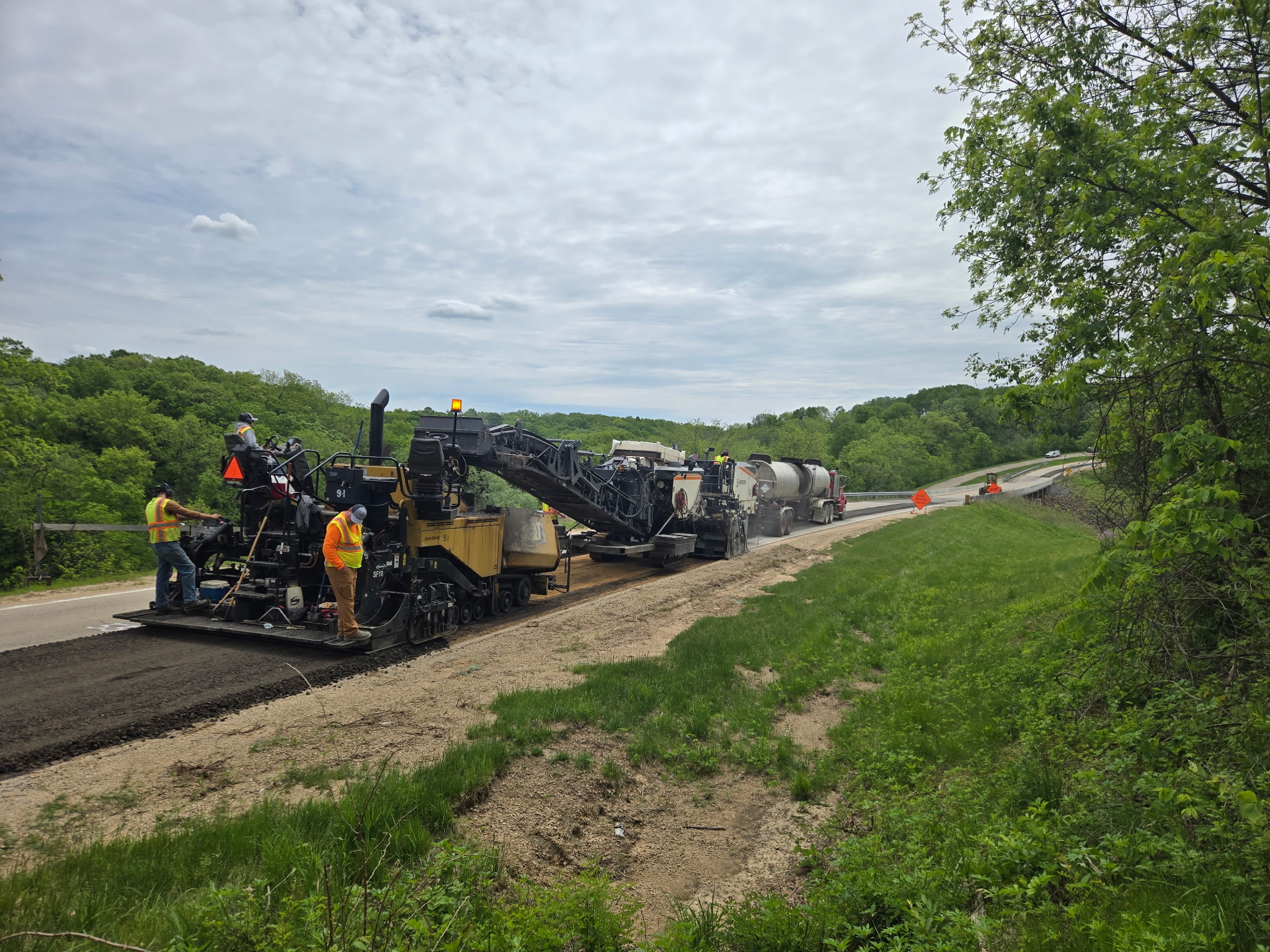 Asphalt paving inspection